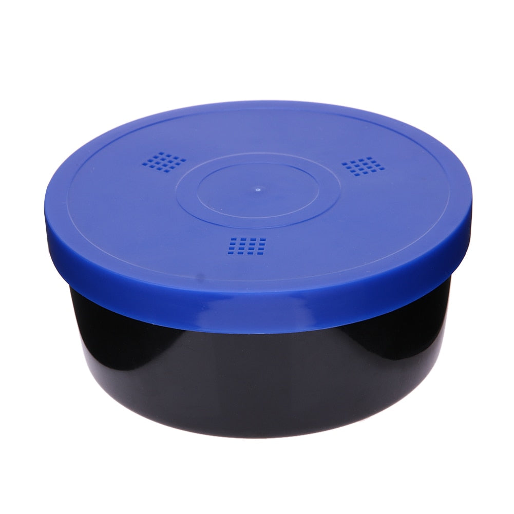 1pcs Round Plastic Boxes PP Earthworm Box Live Bait Box with Breather Holes Plastic Fishing Tackle New-ebowsos