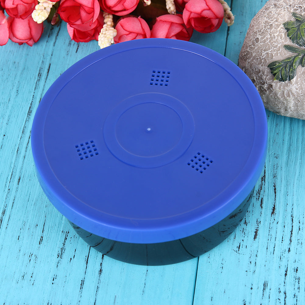 1pcs Round Plastic Boxes PP Earthworm Box Live Bait Box with Breather Holes Plastic Fishing Tackle New-ebowsos