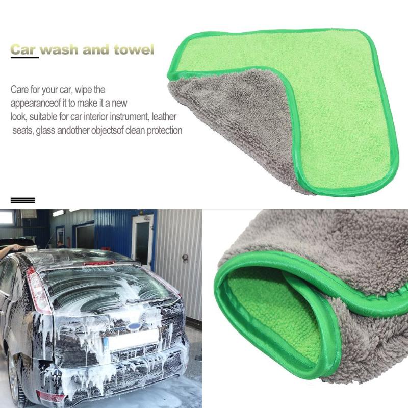 2 Sizes Microfiber Car Wash Towel Soft Cleaning Car Care Detailing Cloths Wash Towel Duster Towel Car  Care Cloth Detailing New - ebowsos