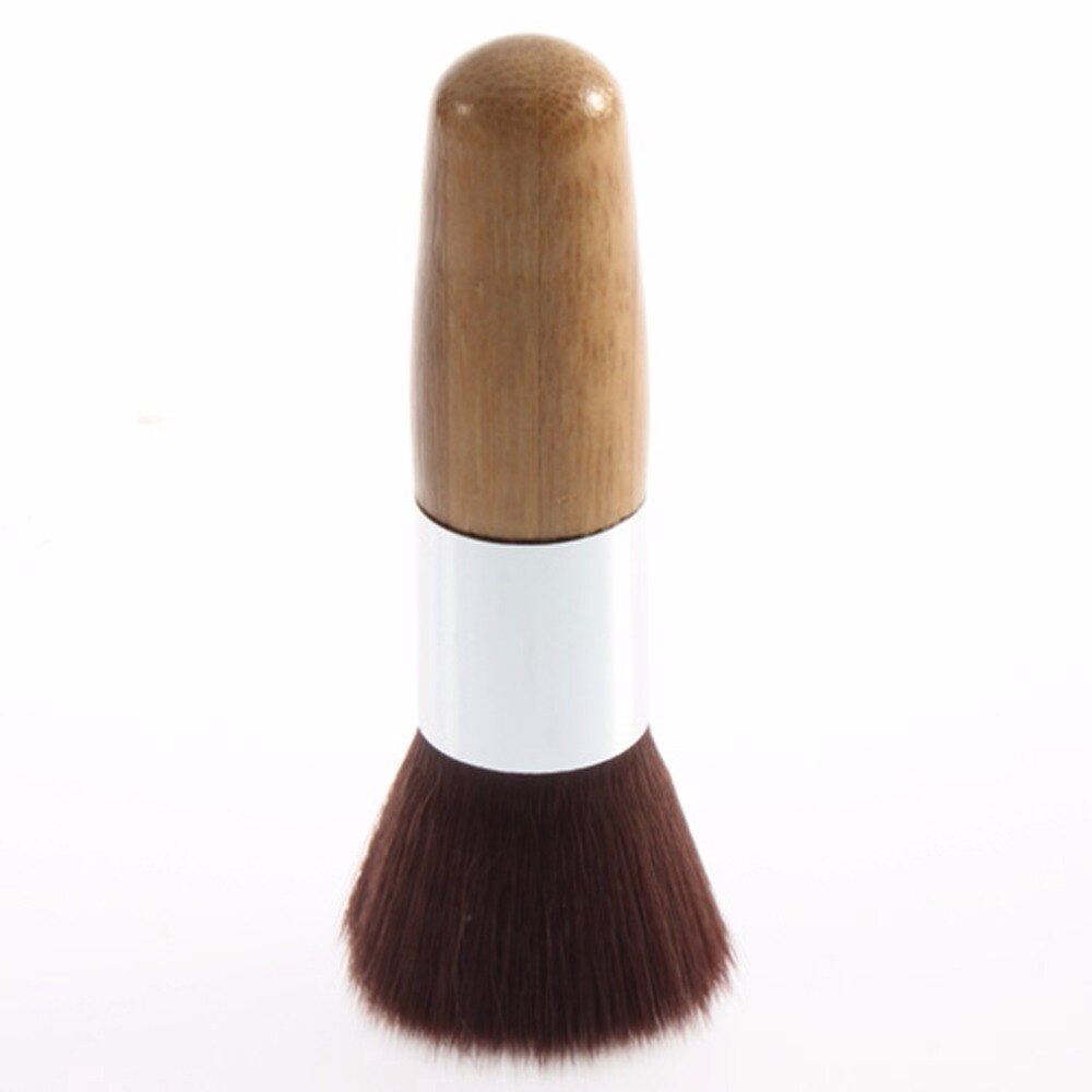 2 pcs/lot Professional Soft Flat Top Buffer Foundation Powder Brush Cosmetic Salon Brush Basic Makeup Brushes Facial Makeup Tool - ebowsos