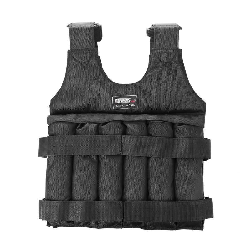 20-50Kg 0Kg Max Loading Weighted Vest Boxing Training Thickening Exercise Waistcoat Durable Adjustable Weight Jacket-ebowsos