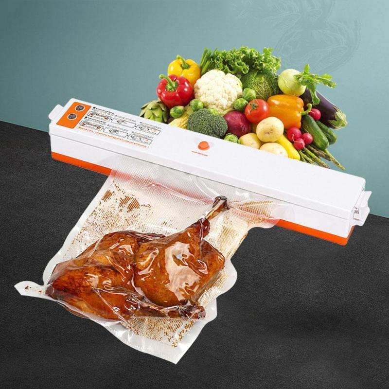 200V/110V Household Vacuum Food Sealer Automatic Vacuum Food Package Machine Film Sealer Electric Mini Vacuum Packer Hot Sale - ebowsos