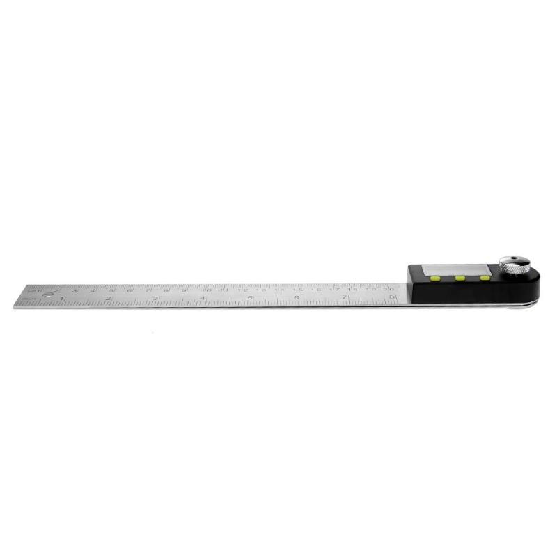 200mm 0.1mm Stainless Steel Digital Protractor Inclinometer Electronic Inclinometer Level Measuring Angle Ruler - ebowsos