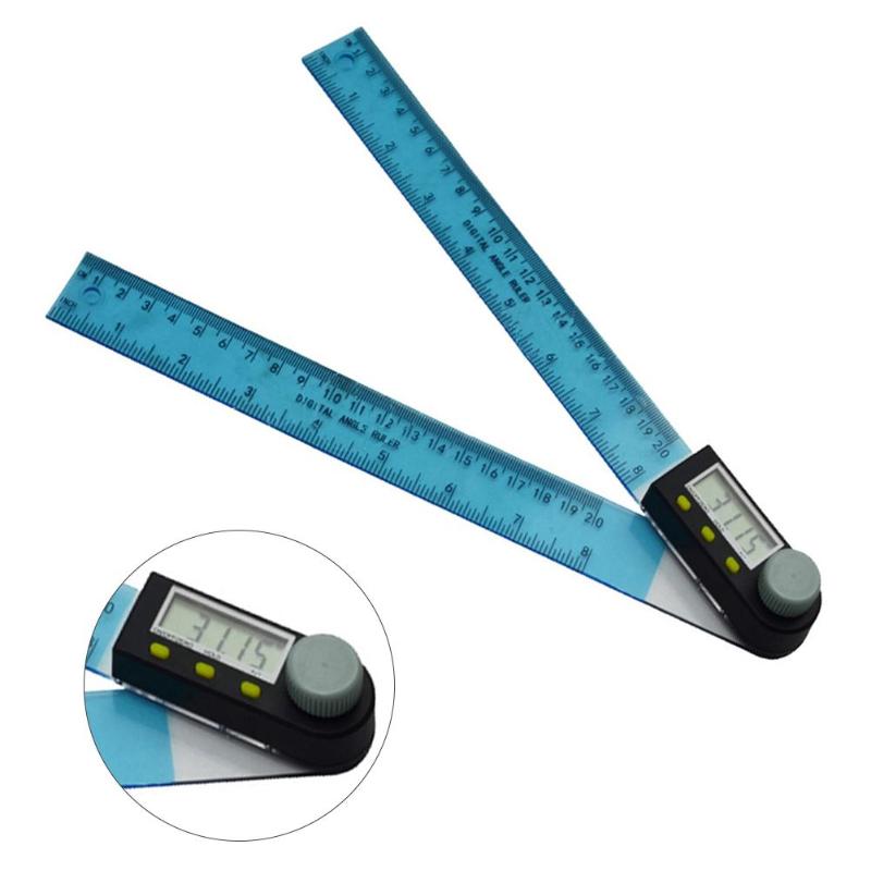 200mm Digital Angle Ruler Protractor Inclinometer Goniometer Measuring Tool - ebowsos