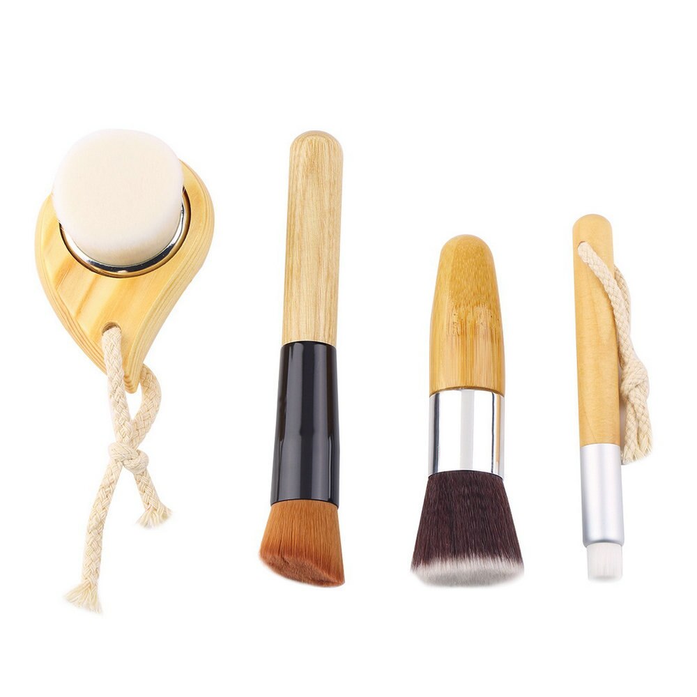 2017 Hot! Cosmetic Foundation Powder Brush with Facial Skin Cleaning Tool Brushes Set Wholesale New Sale - ebowsos