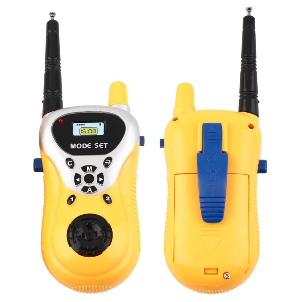 2017 Intercom Electronic Walkie Talkie Toy Kid Child Mini Handheld Phone Toys Portable Two-Way radio interphone wireless Hot-ebowsos