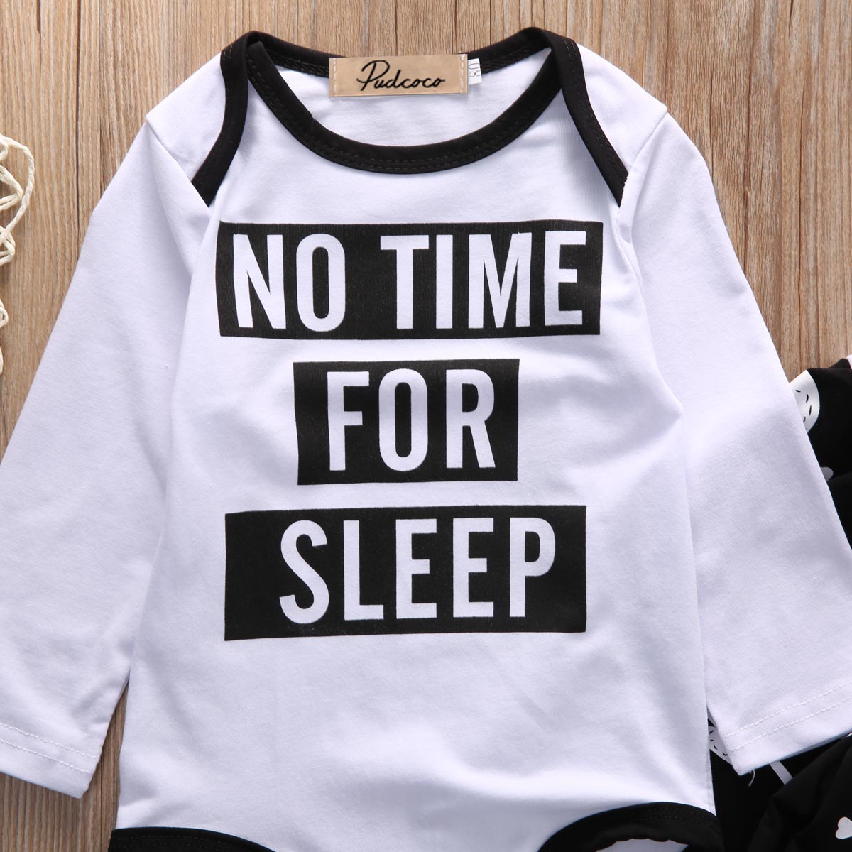 Winter Newborn Infant Baby Boys Skull Cotton Clothes Romper Tops Pants Trousers Outfits - ebowsos