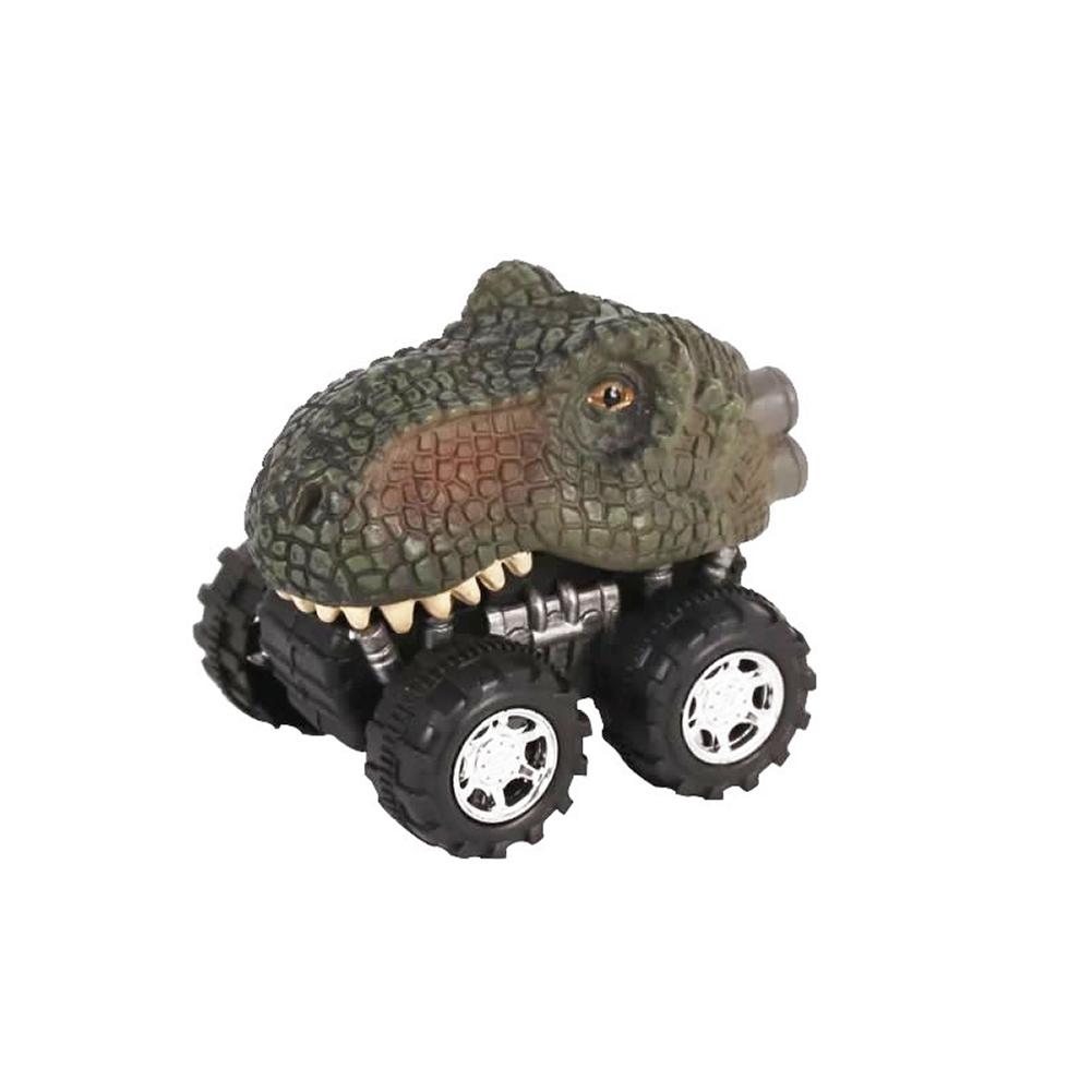 2019 New Brand Pull Back Dinosaur Toy Car Fast Big Tire Wheel Vehicles Truck for 3-14 Year Old Boys Girls Gift for Kids-ebowsos