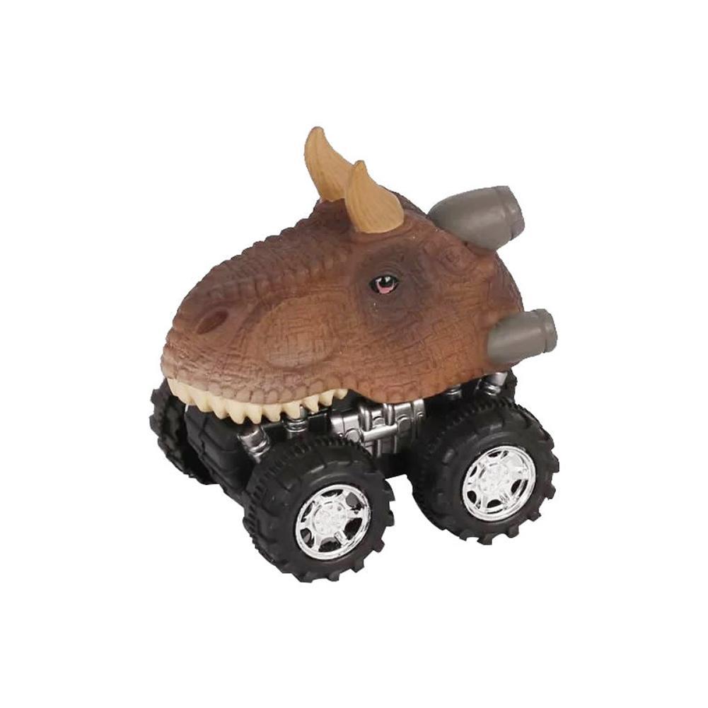 2019 New Brand Pull Back Dinosaur Toy Car Fast Big Tire Wheel Vehicles Truck for 3-14 Year Old Boys Girls Gift for Kids-ebowsos