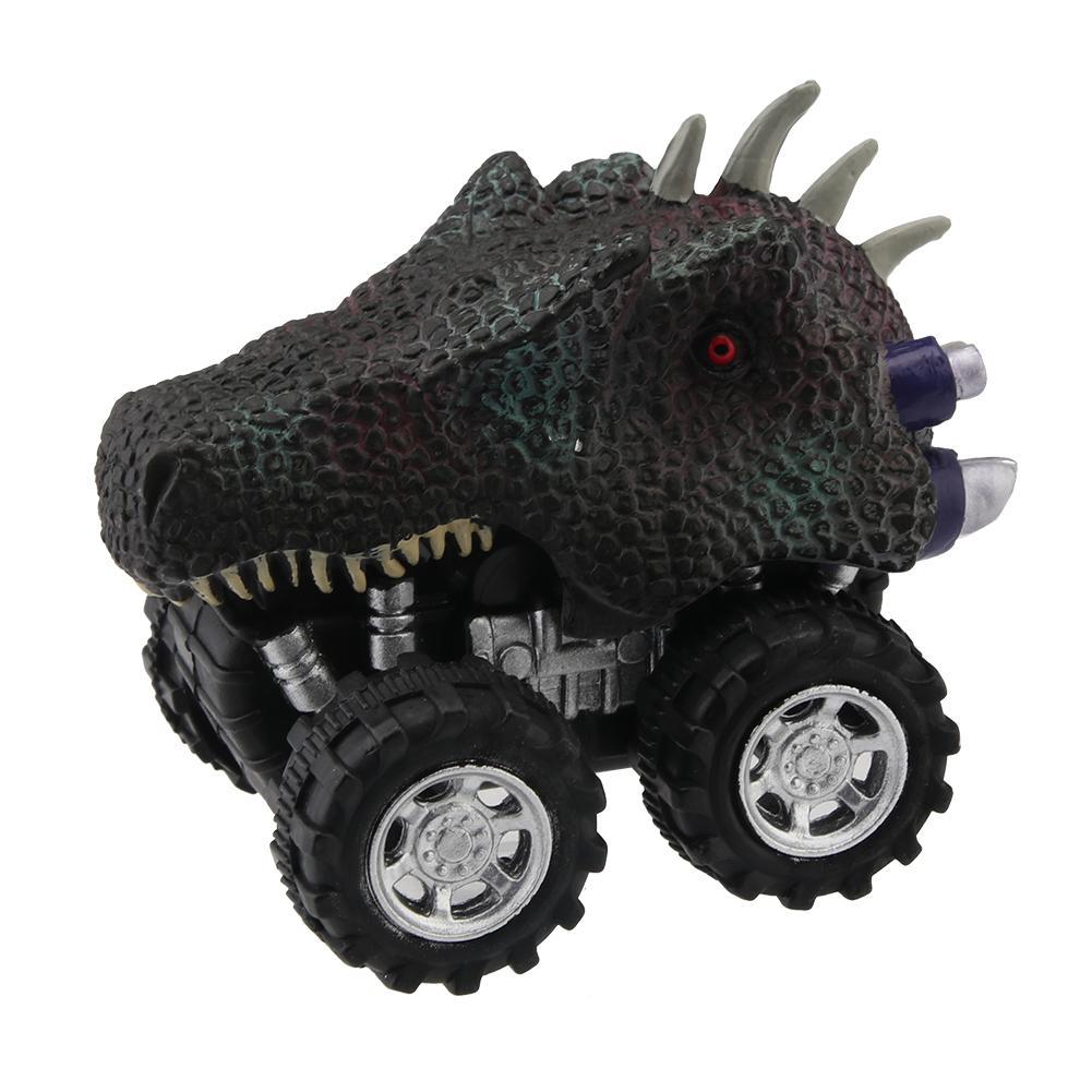 2019 New Brand Pull Back Dinosaur Toy Car Fast Big Tire Wheel Vehicles Truck for 3-14 Year Old Boys Girls Gift for Kids-ebowsos