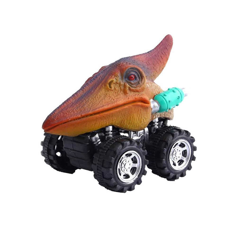 2019 New Brand Pull Back Dinosaur Toy Car Fast Big Tire Wheel Vehicles Truck for 3-14 Year Old Boys Girls Gift for Kids-ebowsos