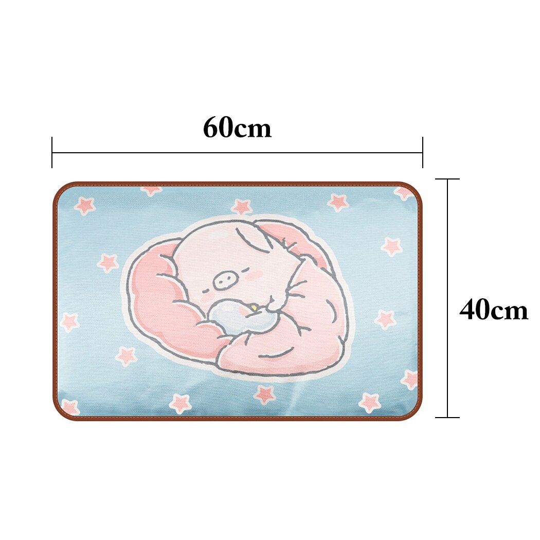 2019 New Summer Fashion Cartoon Pet Ice Sleep Pad Printing Ice Silk Foldable Detachable Dog Mat Pet Sleep Mat Pet Supplies-ebowsos