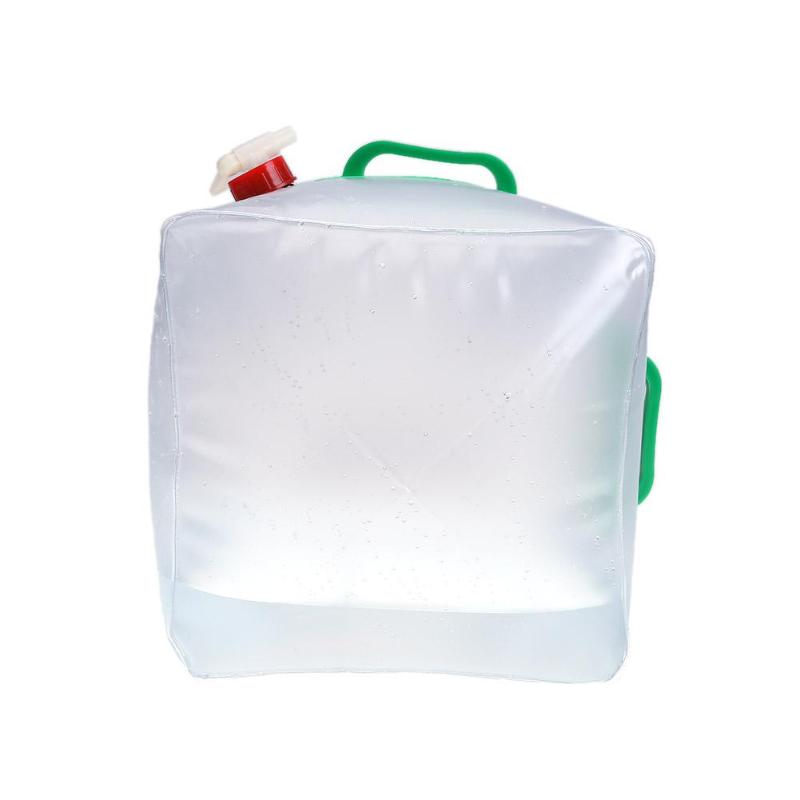 20L Portable Folding Water Storage Bag Outdoors Activities Survival Tools Bucket Camping Hiking Barrel Container-ebowsos