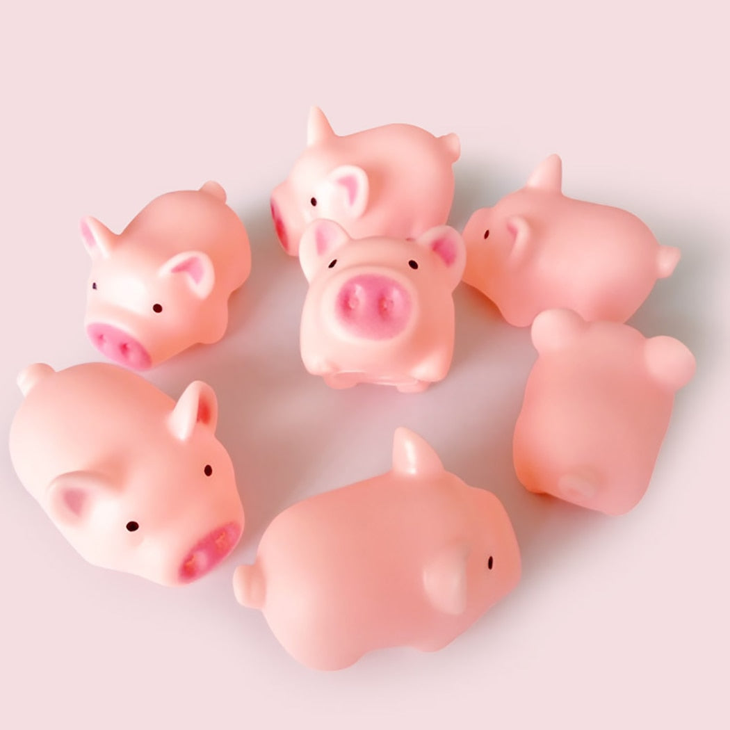 20PCS Pet Squeaky Toy Pig Funny Interactive Dog Teething Toy Pet Interactive Play Toy-ebowsos