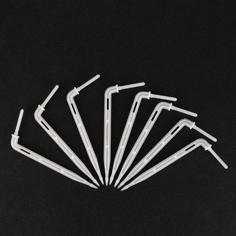 20Pcs/50Pcs Bend Arrow Dripper Micro Drip Irrigation Kit Drops Emitters Garden Watering Saving Micro Kit Irrigation System - ebowsos