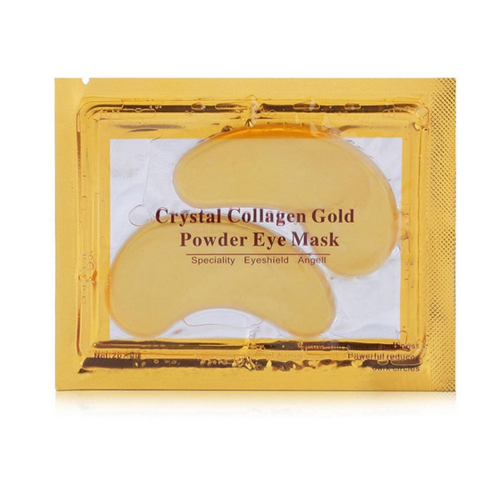 20pcs=10packs Natural Gold Crystal Collagen Eye Mask Women Eye Care Masks Moisturizing Anti-Wrinkle Remove Black Eye Patches - ebowsos