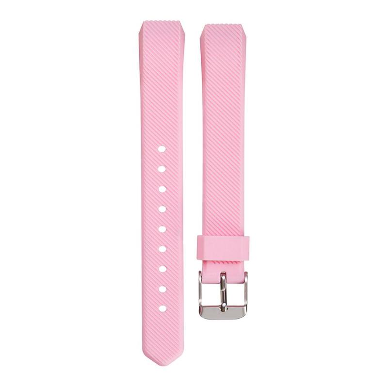 22cm Universal Soft Silicone Smart Accessories Watch Band Bracelet Strap Replacement for Fitbit Alta HR Smart Band Belt Bracelet - ebowsos