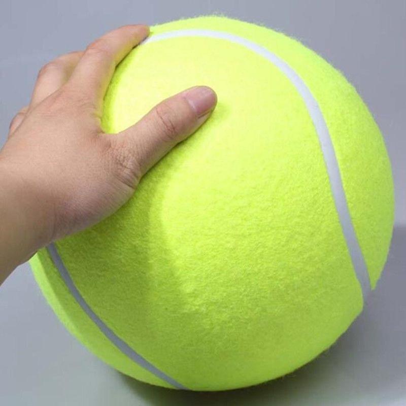 24cm Big Giant Pet Dog Puppy Tennis Ball Thrower Chucker Launcher Play Toy Signature Pet Toy Tennis Ball for Dog Dropshipping - ebowsos