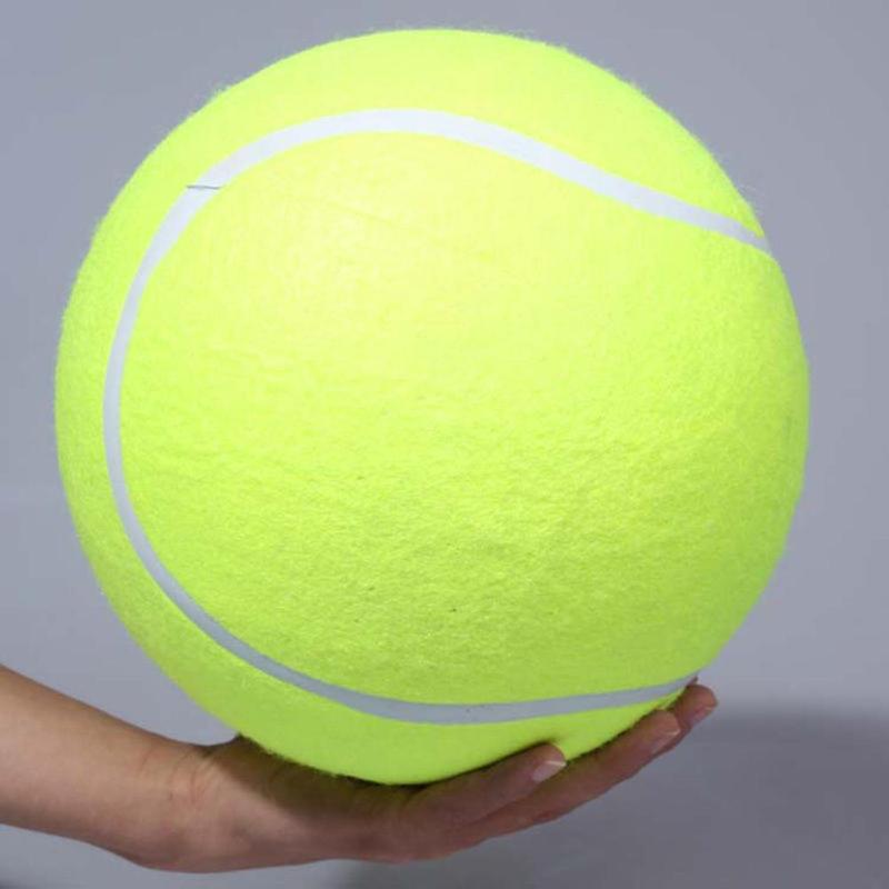 24cm Big Giant Pet Dog Puppy Tennis Ball Thrower Chucker Launcher Play Toy Signature Pet Toy Tennis Ball for Dog Dropshipping - ebowsos