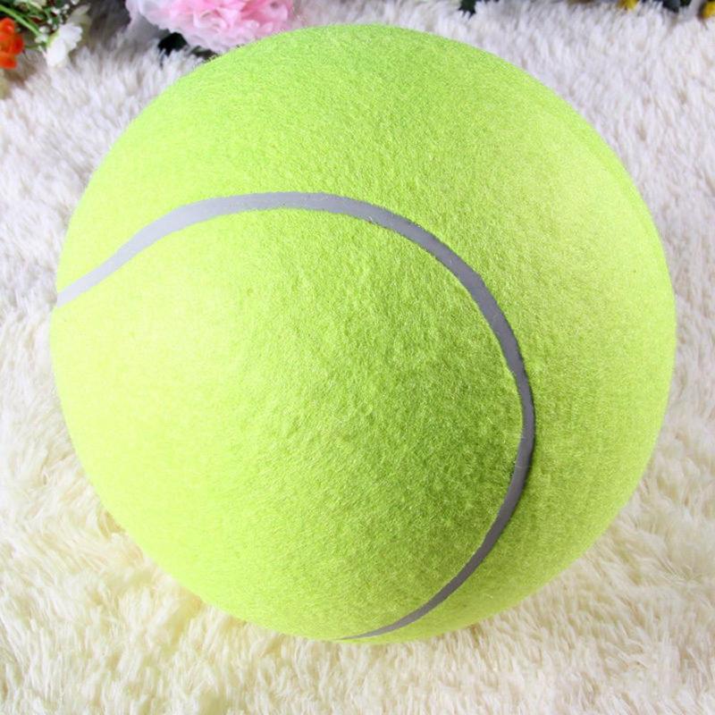 24cm Big Giant Pet Dog Puppy Tennis Ball Thrower Chucker Launcher Play Toy Signature Pet Toy Tennis Ball for Dog Dropshipping - ebowsos