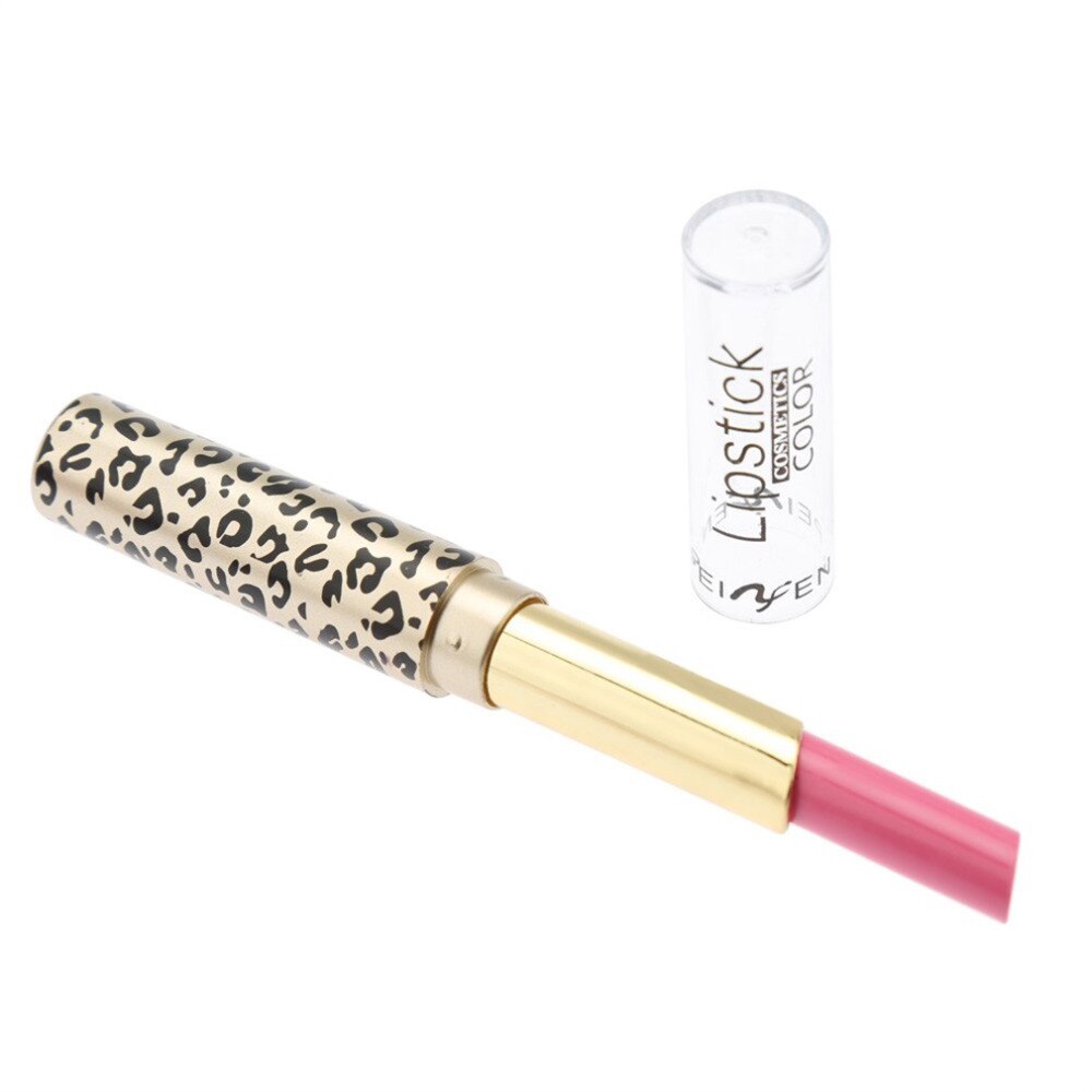 24pcs/set New Leopard Pattern Lipstick Waterproof Glide Moisture Protective Lip Stick Cosmetics 12 colors Makeup Tool - ebowsos