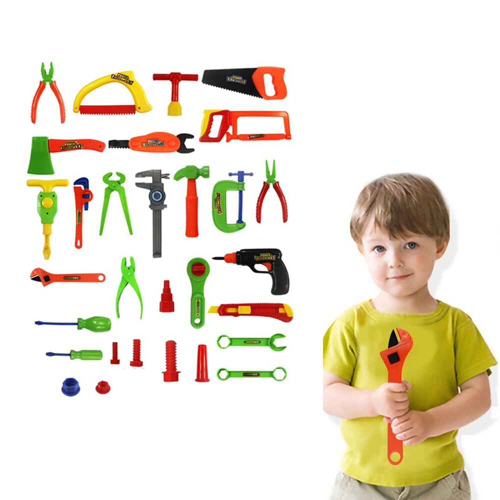 27/32 PCS/Set Garden Tool Toys For Children Repair Tools Pretend Play Kids Repair Set Repair Shop Toy-ebowsos