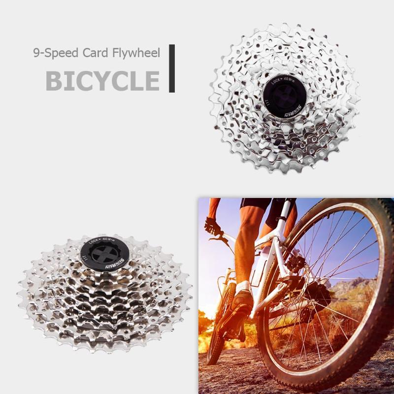 27 Speed Mountain Bicyle Freewheel 9-Piece MTB Cassette Flywheel Sprocket-ebowsos