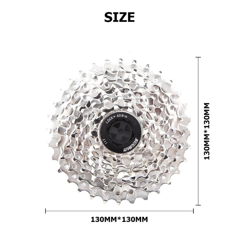 27 Speed Mountain Bicyle Freewheel 9-Piece MTB Cassette Flywheel Sprocket-ebowsos