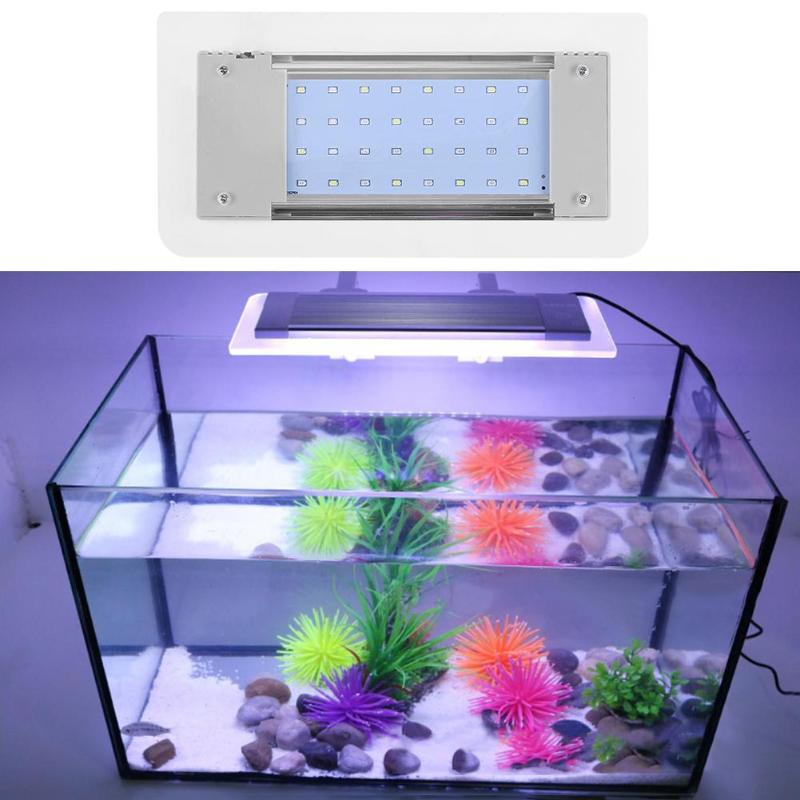 2835SMD 32LED Aluminum Acrylic 5W Flexible Aquarium Fish Tank Clip Lamp-ebowsos