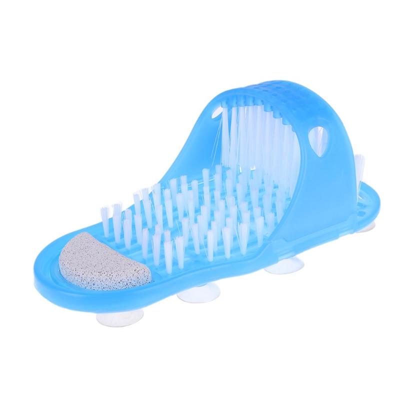 28cm*14cm*10cm Plastic Bath Shoe Shower Brush Massager Slippers Bath Shoes Brush for Feet Pumice Stone Foot Scrubber Brushes - ebowsos