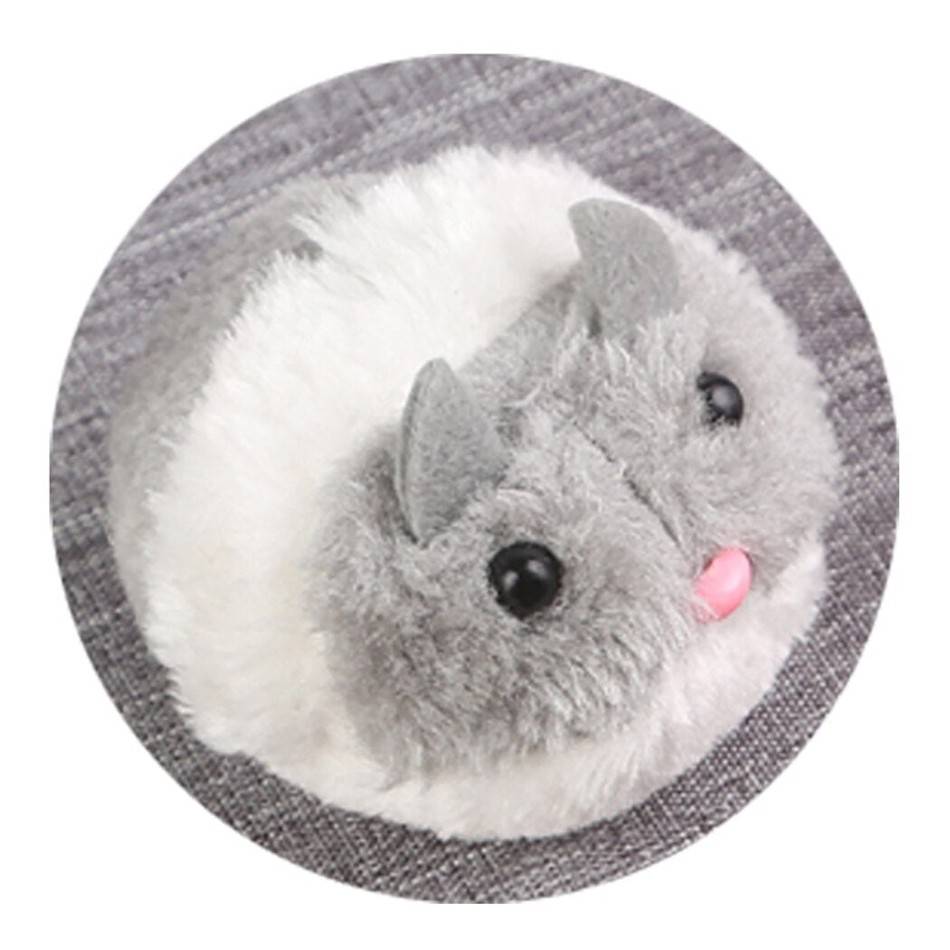 2PCS Cat Mouse Toys Plush Vibrating Moving Kitten Mice Toys Cat Interactive Toys Funny Cat Plush Vocal Toy-ebowsos