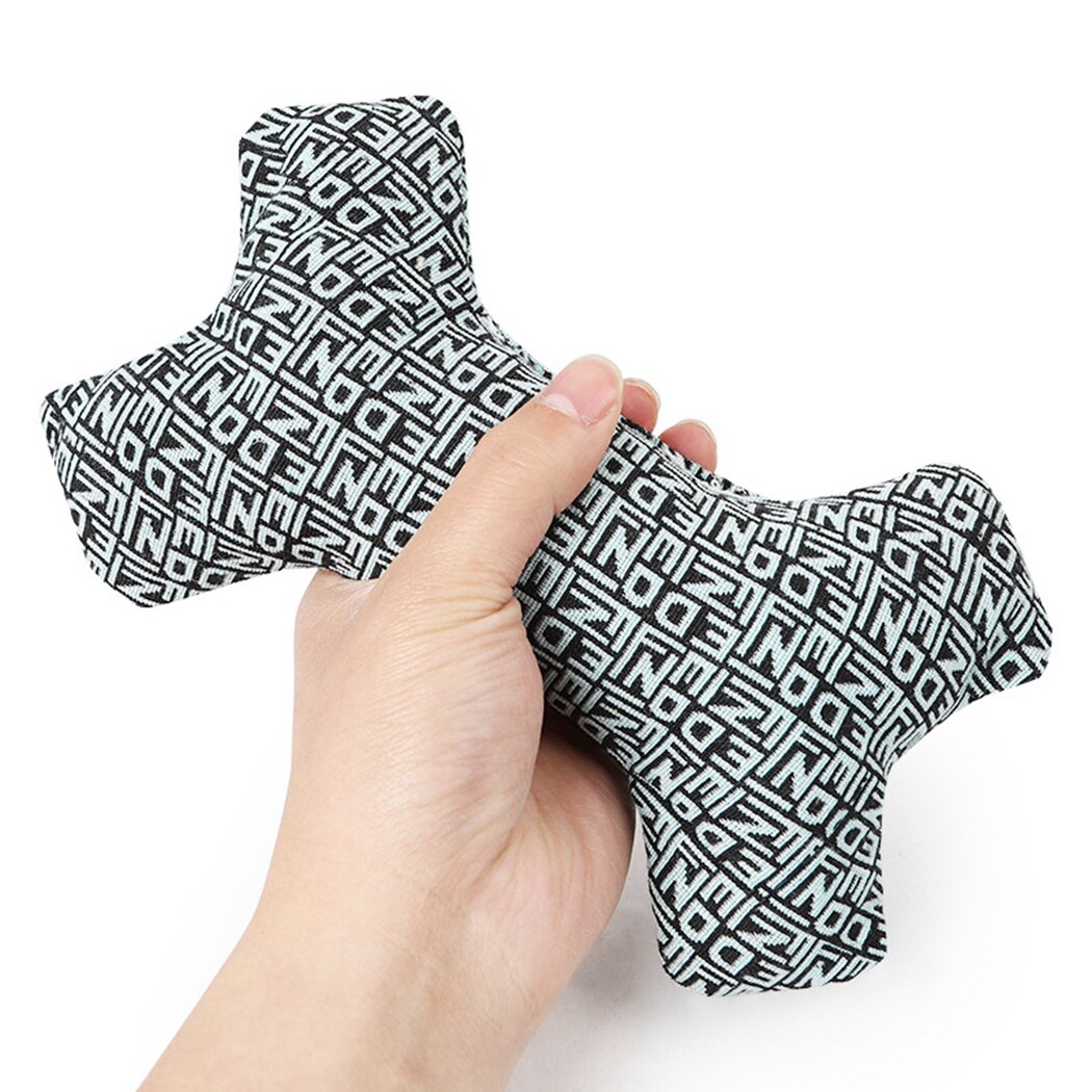 2PCS Pet Toy Creative Bone Shape Squeaky Bite Resistant Dog Toy Dog Chew Toy Linen Pet Toy Bones Shape-ebowsos