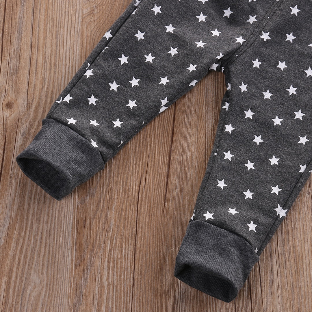 2PCS Toddler Baby Boys Kids Long Sleeve T-shirt+Pants Outfits Set Tracksuit - ebowsos