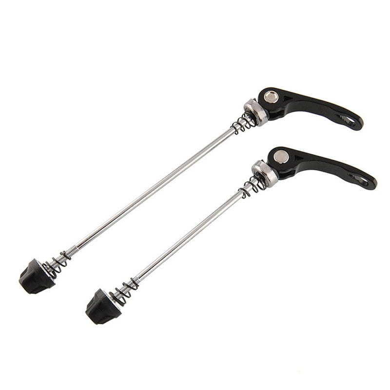 2Pcs Aluminium Alloy Bicycle Quick Release Wheel Hub Skewers Mountain Road Bike Front&Rear Skewer Bolt Lever Axle Bicycle Tools-ebowsos