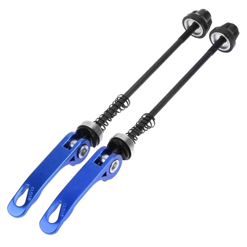 2Pcs Aluminium Alloy Bicycle Quick Release Wheel Hub Skewers Mountain Road Bike Front&Rear Skewer Bolt Lever Axle Bicycle Tools-ebowsos