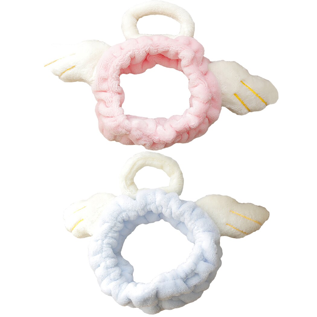 2Pcs Angel Wings Jewelry Hat Funny Dog Cat Fantasy Headdress Pets Change Headgear Pink Blue Pet Decoration Supplies-ebowsos