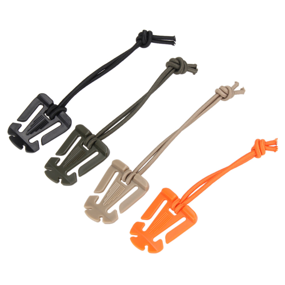 2Pcs Molle Backpack Buckle Carabiner Clips Outdoor Nylon Camping Bag Hanger Hook Clamp EDC Carabiner Survival Gear Tools-ebowsos