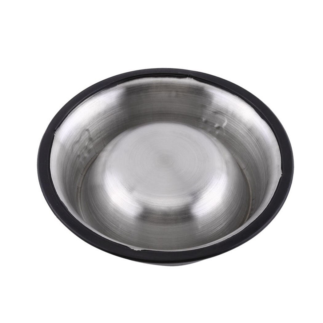 2Pcs Pet Bowl With Footprints Stainless Steel Travel Footprint Feeding Feeder Water Bowl For Dogs Cats Pet Feeding Supplies-ebowsos