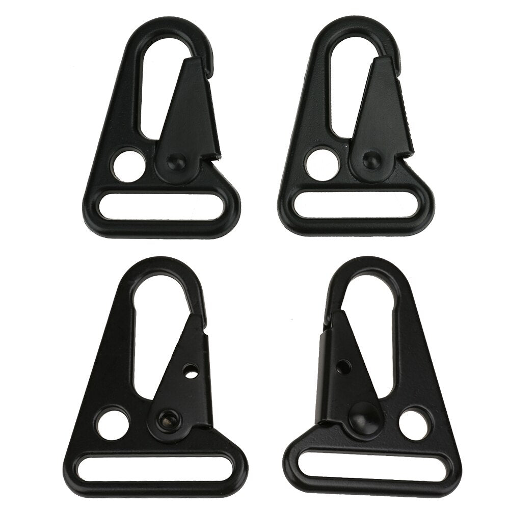 2Pcs/Set EDC Carabiner Hiking Backpack Olecranon Hooks Camping Survival Gear Tactical Military Mini Keychain Equipment props-ebowsos