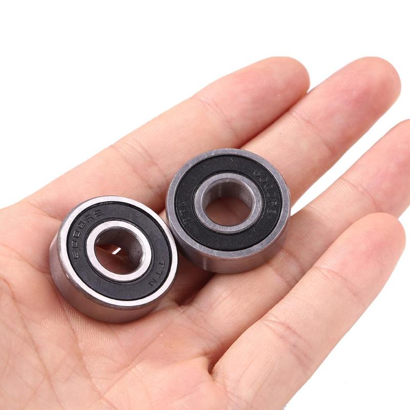 2pcs 6000/6200 MTB Cycling Bearings Front Rear Solid Bearings Riding Tools-ebowsos