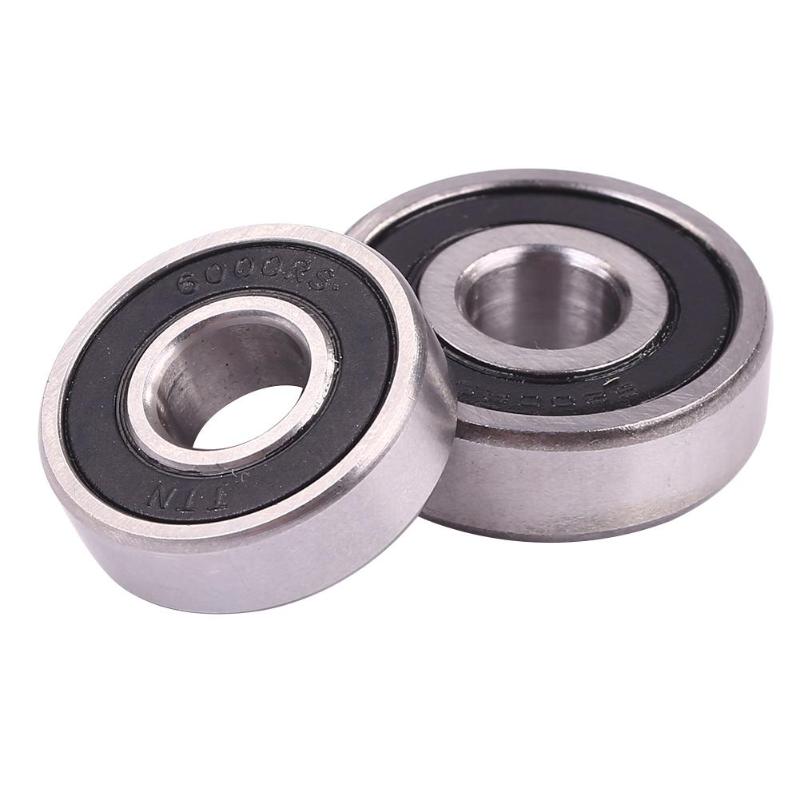 2pcs 6000/6200 MTB Cycling Bearings Front Rear Solid Bearings Riding Tools-ebowsos