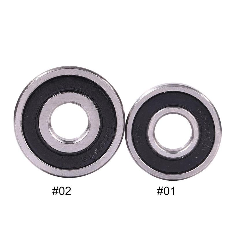 2pcs 6000/6200 MTB Cycling Bearings Front Rear Solid Bearings Riding Tools-ebowsos