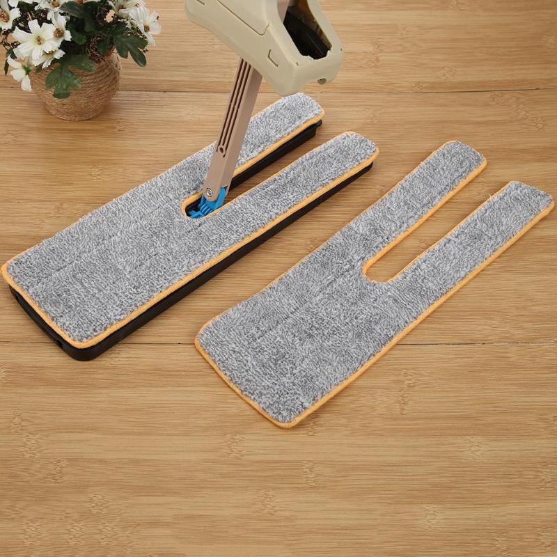 2pcs Double Side Flat Mop Replacement Cloth Kitchen Household Cleaning Tool for Household Cleaning Tools Bushes Cloth Accessory - ebowsos