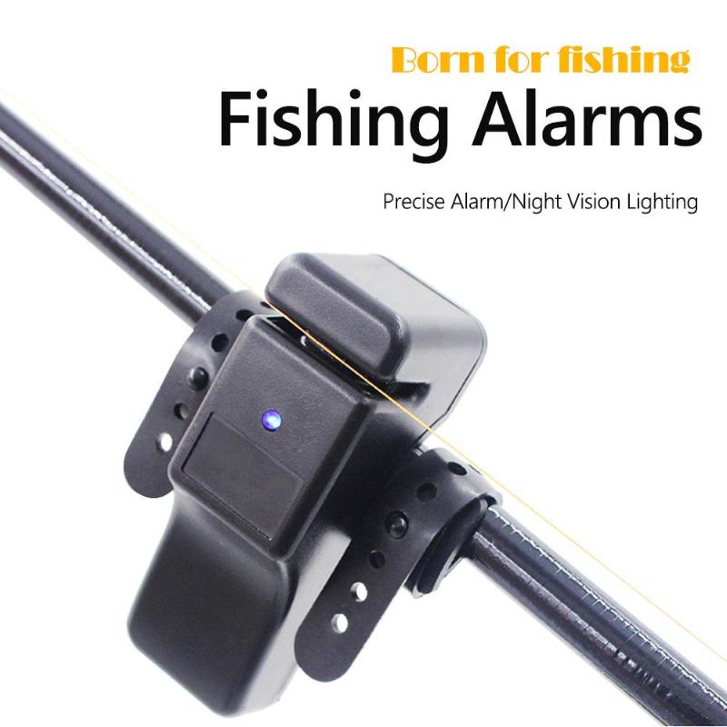 2pcs Durable Fishing Alarms Delicate Design Clip On Fishing Rod Buffer Fishing Alarm Electronic Fishing Tools Tackle-ebowsos