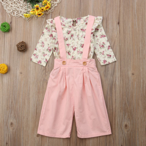 Girl Clothing Newborn Toddler Infant Baby Girl Clothes T-shirt Top+Long Pants Outfits Set - ebowsos