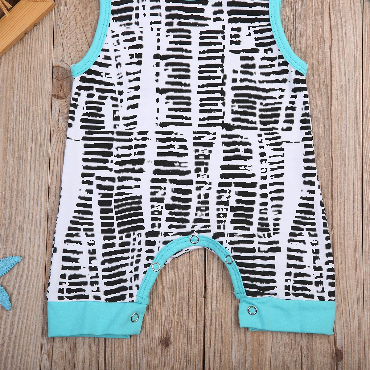 2pcs Hat Newborn Baby Boy Outfits Sleeveless romper Jumpsuit 0-24M - ebowsos