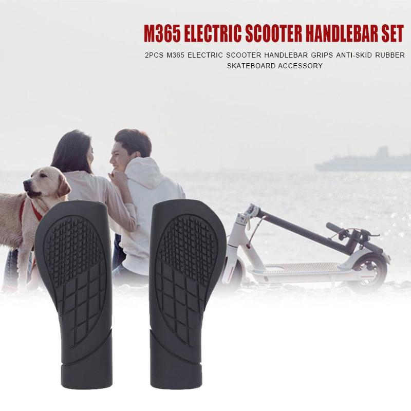 2pcs M365 Electric Scooter Handlebar Cover Fixed Gear Non Slip Rubber Hand Grips Necessary Outdoor Electric Scooter Supplies-ebowsos