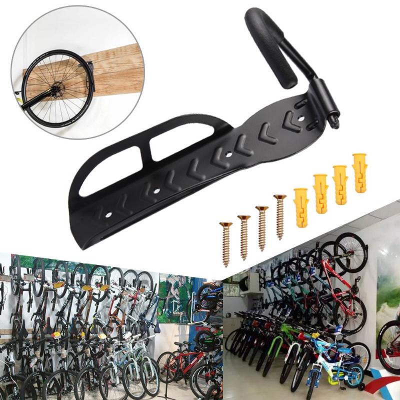 2pcs MTB Bicycle Wall-mount Hanger Heavy Duty Storage Hooks Bracket Rack-ebowsos