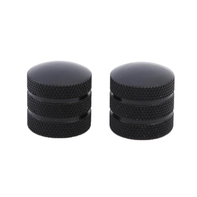 2pcs Metal Electric Guitar Bass Dome Volume Control Knobs for Guitar Parts-ebowsos