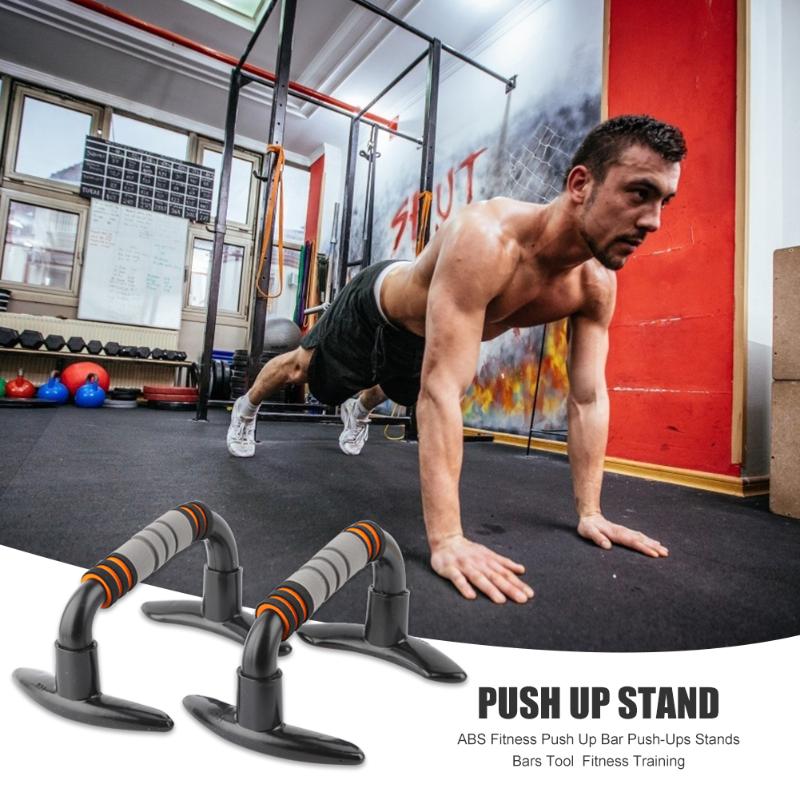 2pcs Non-slip Detachable I-shaped Push up Bars Practical Push-up Stands for Body Building Fitness Chest Muscle Training-ebowsos